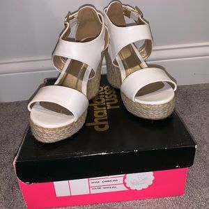 White “Cammi” Wedges